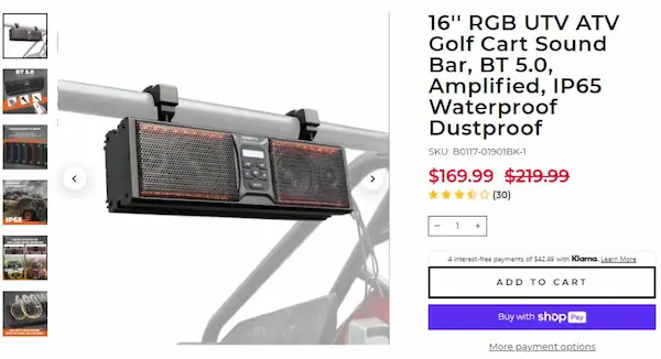 16-inch-rgb-utv-atv-golf-cart-sound-bar
