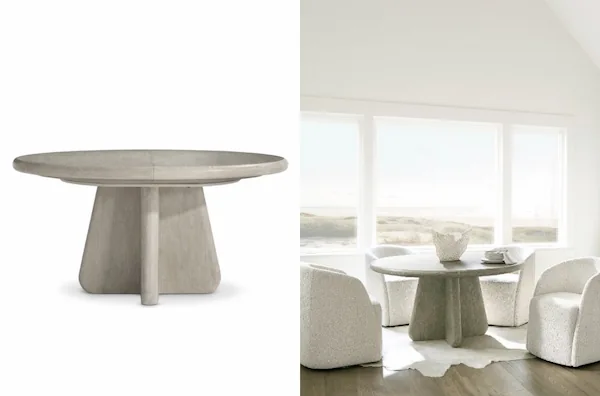 bernhardt-arcadia-round-wood-clay-dining-table