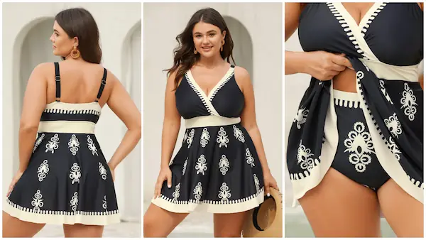 boho-flower-print-surplice-swim-dress.