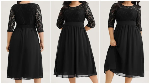 lace-patchwork-shirred-midi-pocket-dress.