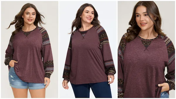 supersoft-boho-stripes-spliced-t-shirt.
